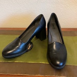 Camper Lea Black Leather Heel